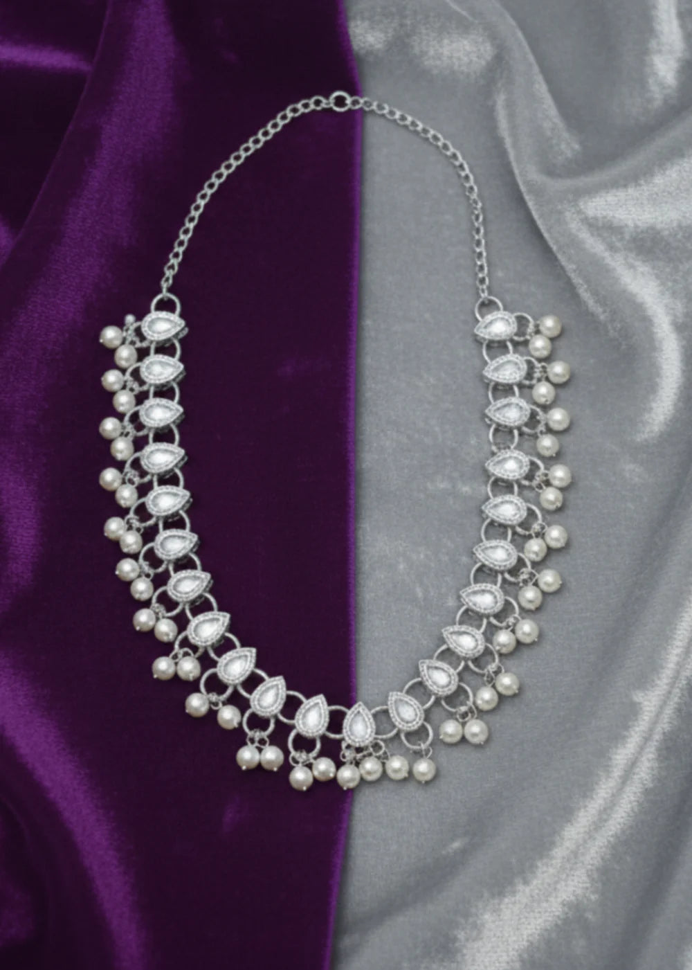 Silver Drop Anklet