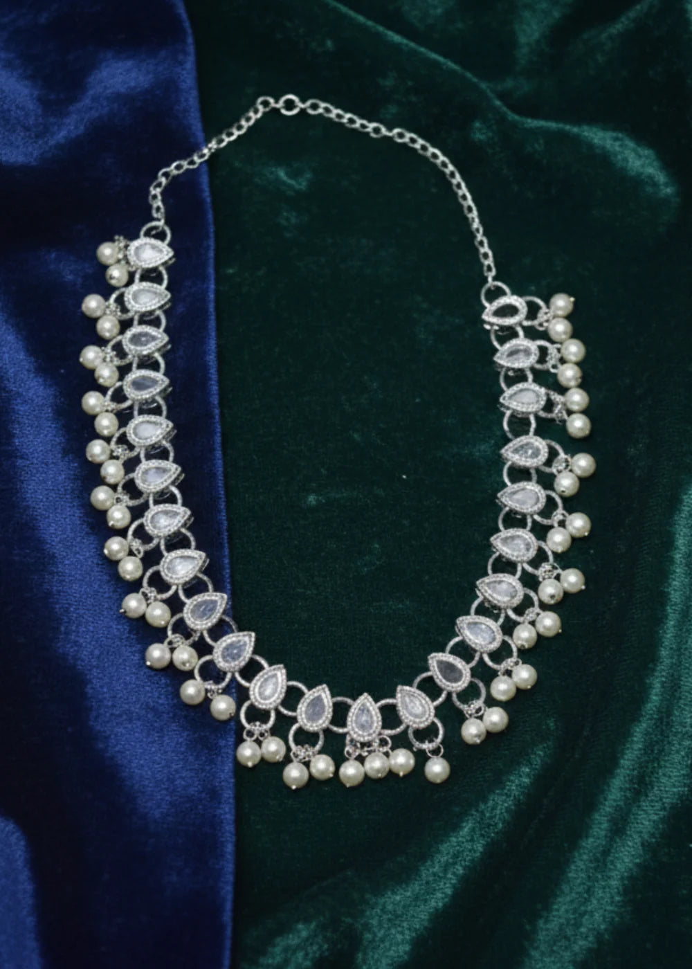 Silver Drop Anklet