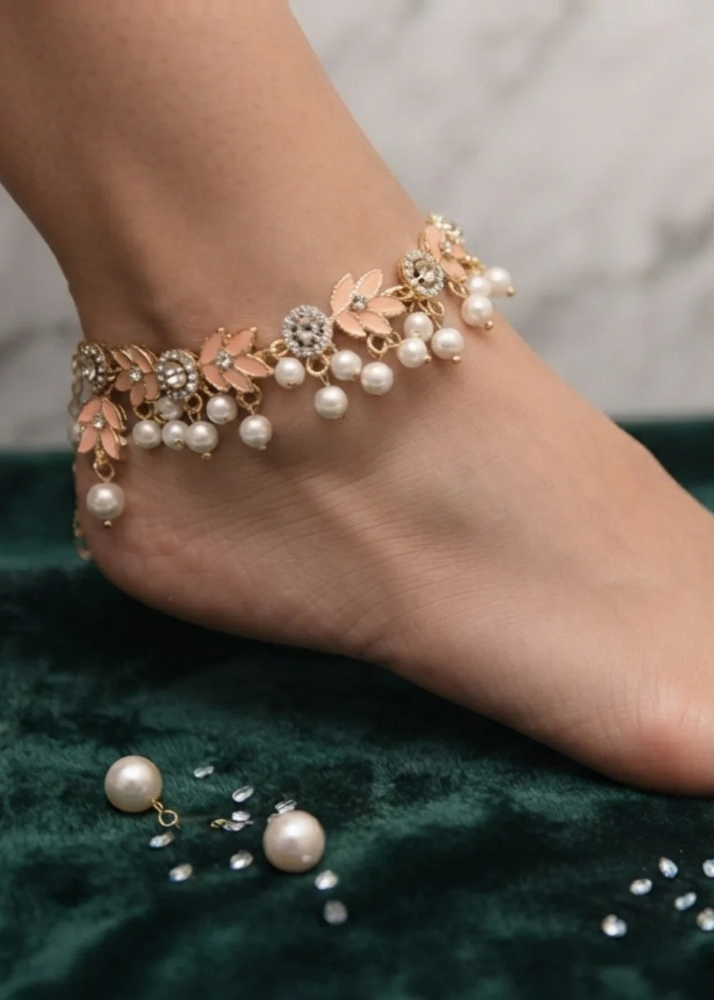 Pink Anklet